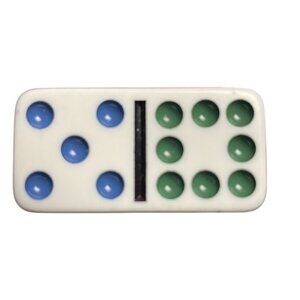 Double Twelve Dominoes Replacement Tile 5 8 Color Dot mq